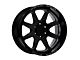 American Outlaw Wheels Derringer Gloss Black Milled 6-Lug Wheel; 20x10; -18mm Offset (21-24 Bronco, Excluding Raptor)