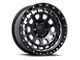 American Outlaw Wheels Maverick Satin Black Wheel; 20x9; -10mm Offset (76-86 Jeep CJ5 & CJ7)