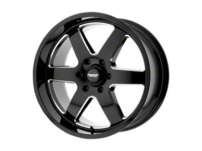 American Racing Patrol Gloss Black Milled 6-Lug Wheel; 18x9; 12mm Offset (03-09 4Runner)