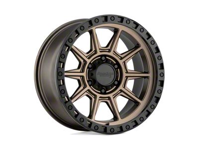 American Racing AR202 Matte Bronze with Black Lip 6-Lug Wheel; 18x9; 0mm Offset (05-21 Frontier)