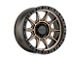 American Racing AR202 Matte Bronze with Black Lip 6-Lug Wheel; 18x9; 0mm Offset (05-21 Frontier)