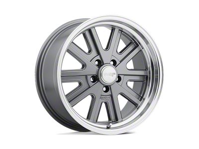 American Racing 427 Mono Cast Mag Gray Machined 5-Lug Wheel; 17x7; 0mm Offset (05-15 Tacoma)