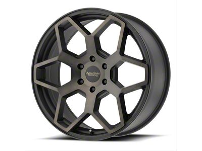 American Racing AR916 Satin Black with Dark Tint Clear Coat 6-Lug Wheel; 22x9; 15mm Offset (05-15 Tacoma)