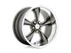 American Racing Boss TT Graphite with Diamond Cut Lip 5-Lug Wheel; 20x8.5; 2mm Offset (05-15 Tacoma)