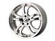 American Racing Casino Silver Machined 5-Lug Wheel; 17x7.5; 45mm Offset (05-15 Tacoma)