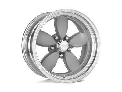 American Racing Classic 200S Vintage Silver Center with Polished Barrel 5-Lug Wheel; 15x10; 13mm Offset (05-15 Tacoma)