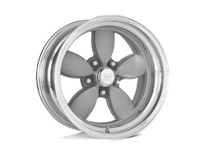 American Racing Classic 200S Vintage Silver Center with Polished Barrel 5-Lug Wheel; 15x7; -6mm Offset (05-15 Tacoma)