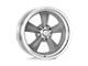 American Racing Classic Torq Thrust II Custom Gray with Polished Lip 5-Lug Wheel; 15x10; -24mm Offset (05-15 Tacoma)