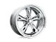 American Racing Classic Torq Thrust II PVD Chrome 5-Lug Wheel; 15x10; -44mm Offset (05-15 Tacoma)