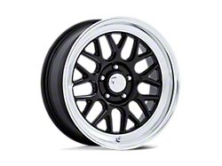 American Racing G-Force Gloss Black with Diamond Cut Lip 5-Lug Wheel; 17x10; 25mm Offset (05-15 Tacoma)