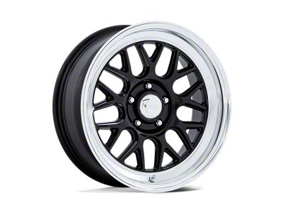 American Racing G-Force Gloss Black with Diamond Cut Lip 5-Lug Wheel; 17x7; 0mm Offset (05-15 Tacoma)