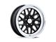 American Racing G-Force Gloss Black with Diamond Cut Lip 5-Lug Wheel; 17x8; 20mm Offset (05-15 Tacoma)