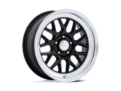 American Racing G-Force Gloss Black with Diamond Cut Lip 5-Lug Wheel; 18x7; 0mm Offset (05-15 Tacoma)