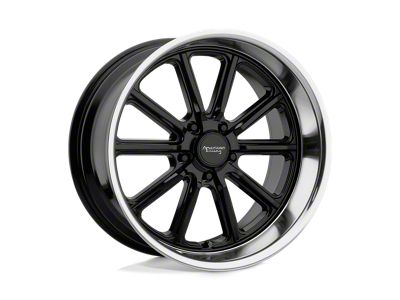 American Racing Rodder Gloss Black with Diamond Cut Lip 5-Lug Wheel; 18x8; 0mm Offset (05-15 Tacoma)