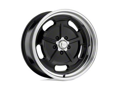 American Racing Salt Flat Gloss Black with Diamond Cut Lip 5-Lug Wheel; 17x7; 0mm Offset (05-15 Tacoma)