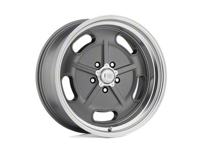 American Racing Salt Flat Mag Gray with Diamond Cut Lip 5-Lug Wheel; 17x7; 0mm Offset (05-15 Tacoma)