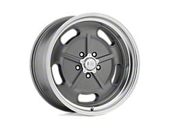 American Racing Salt Flat Mag Gray with Diamond Cut Lip 5-Lug Wheel; 17x8; 0mm Offset (05-15 Tacoma)