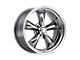 American Racing Torq Thrust II PVD Chrome 5-Lug Wheel; 16x7; 0mm Offset (05-15 Tacoma)