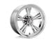 American Racing TT O Polished 5-Lug Wheel; 15x5; -6mm Offset (05-15 Tacoma)