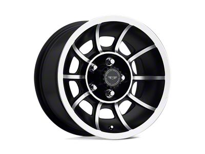 American Racing Vector Satin Black Machined 5-Lug Wheel; 15x7; 0mm Offset (05-15 Tacoma)