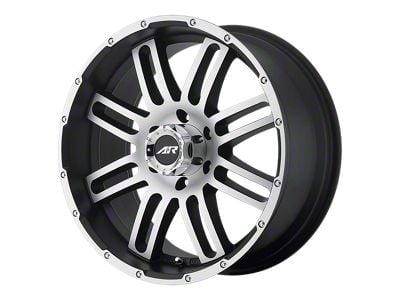 American Racing AR901 Satin Black Machined 6-Lug Wheel; 17x8.5; 20mm Offset (10-24 4Runner)