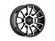 American Racing Intake Gloss Black Machined 6-Lug Wheel; 17x8.5; 18mm Offset (10-24 4Runner)