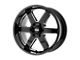 American Racing Patrol Gloss Black Milled 6-Lug Wheel; 18x9; 12mm Offset (10-24 4Runner)