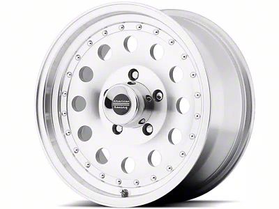 American Racing AR62 Outlaw II Machined 6-Lug Wheel; 17x8; 30mm Offset (21-24 Bronco, Excluding Raptor)