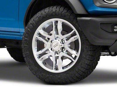 American Racing Mainline Chrome 6-Lug Wheel; 20x8.5; 15mm Offset (21-24 Bronco, Excluding Raptor)