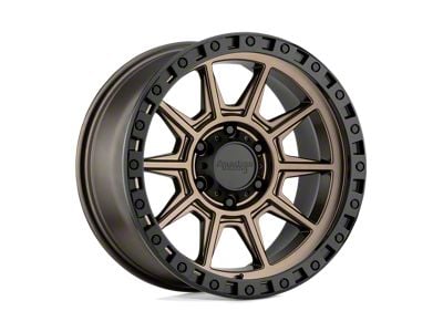 American Racing AR202 Matte Bronze with Black Lip 6-Lug Wheel; 18x9; 0mm Offset (22-24 Frontier)