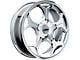 American Racing AR905 PVD Chrome Wheel; 20x8.5; 35mm Offset (84-01 Jeep Cherokee XJ)