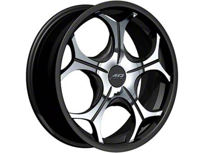 American Racing AR905 Satin Black Machined Wheel; 20x8.5; 35mm Offset (84-01 Jeep Cherokee XJ)