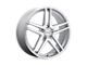 American Racing AR907 Bright Silver Machined Wheel; 16x7; 40mm Offset (84-01 Jeep Cherokee XJ)