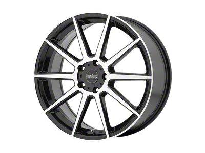 American Racing AR908 Gloss Black Machined Wheel; 18x8; 40mm Offset (84-01 Jeep Cherokee XJ)