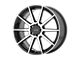 American Racing AR908 Gloss Black Machined Wheel; 18x8; 40mm Offset (84-01 Jeep Cherokee XJ)