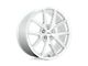 American Racing AR943 Hyper Silver Wheel; 17x8; 35mm Offset (14-23 Jeep Cherokee KL)