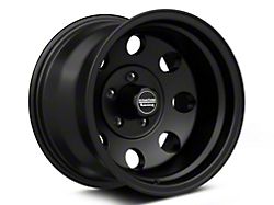 American Racing Baja Satin Black Wheel; 15x7; -6mm Offset (84-01 Jeep Cherokee XJ)