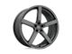 American Racing Blockhead Charcoal Wheel; 20x9; 33mm Offset (84-01 Jeep Cherokee XJ)