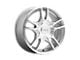 American Racing Estrella 2 Silver Machined Wheel; 16x7; 40mm Offset (84-01 Jeep Cherokee XJ)