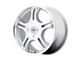 American Racing Estrella Machined Wheel; 16x7; 40mm Offset (84-01 Jeep Cherokee XJ)