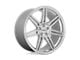 American Racing Redline Brushed Silver Wheel; 20x10; 40mm Offset (84-01 Jeep Cherokee XJ)