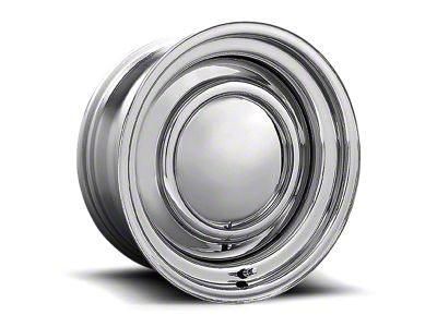 American Racing Smoothie Chrome Steel Wheel; 15x6; 6mm Offset (84-01 Jeep Cherokee XJ)