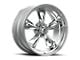 American Racing Torq Thrust II Polished Wheel; 17x8; -11mm Offset (84-01 Jeep Cherokee XJ)