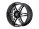 American Racing AR890 Satin Black Machined Wheel; 20x8.5; 35mm Offset (20-24 Jeep Gladiator JT)