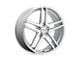 American Racing AR907 Bright Silver Machined Wheel; 18x8; 40mm Offset (93-98 Jeep Grand Cherokee ZJ)