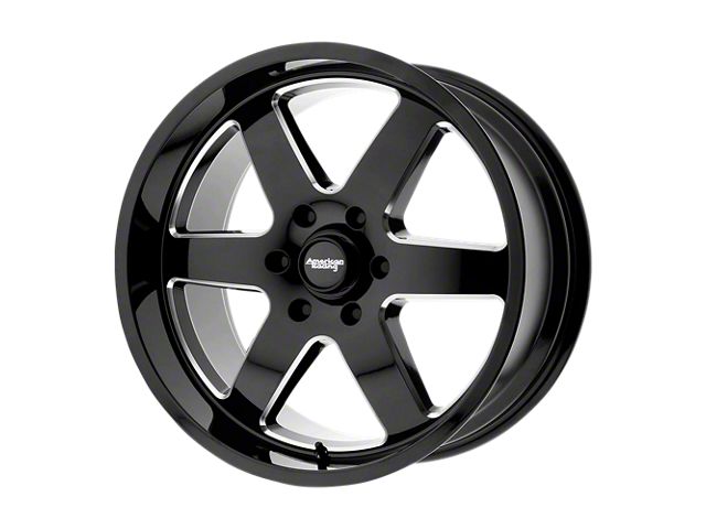 American Racing Patrol Gloss Black Milled Wheel; 18x9 (99-04 Jeep Grand Cherokee WJ)