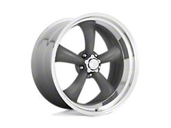 American Racing Classic Torq Thrust II Mag Gray with Machined Lip Wheel; 20x10; 6mm Offset (22-24 Jeep Grand Cherokee WL)