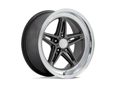 American Racing Groove Anthracite with Diamond Cut Lip Wheel; 20x10; 6mm Offset (22-24 Jeep Grand Cherokee WL)