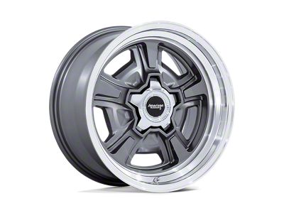 American Racing Marauder Anthracite with Diamond Cut Lip Wheel; 18x9; 0mm Offset (22-24 Jeep Grand Cherokee WL)