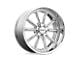 American Racing Rodder Chrome Wheel; 18x8; 0mm Offset (22-24 Jeep Grand Cherokee WL)